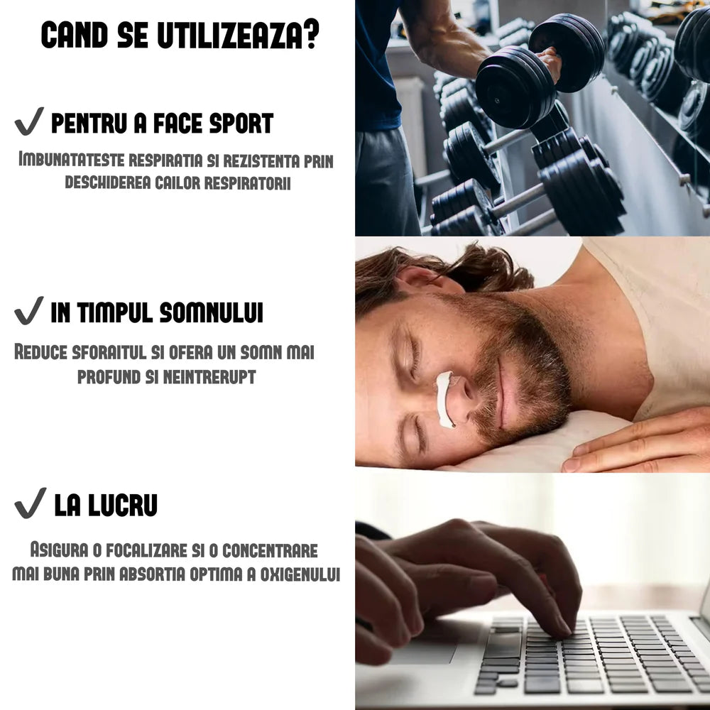 Set Banda Nazala Anti-sforăit